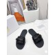 Dior Dio(r)evolution Slide Sandals In Black Calfskin