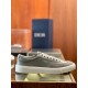 Dior Men's B101 Sneakers In Grey Calfskin