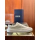 Dior Men's B101 Sneakers In Cream Calfskin