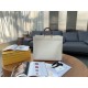 Fendi Sunshine Large Tote Bag In White Calfskin