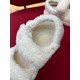 Dior Dioract Sandals In White Shearling