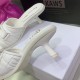 Dior Dio(r)evolution Heeled Slides In White Calfskin