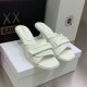 Dior Dio(r)evolution Heeled Slides In White Calfskin