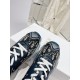 Dior Vibe Sneakers In Blue Dior Oblique Technical Fabric