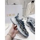 Dior Vibe Sneakers In Blue Dior Oblique Technical Fabric