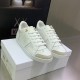 Dior Star Sneakers In White Calfskin with Gold Star