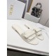 Dior Dio(r)evolution Slide Sandals In White Calfskin