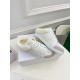 Dior Star Low-top Sneakers in White Calfskin and Shearling