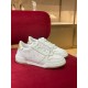 Dior One Sneakers in White and Gold Oblique Perforated Calfskin