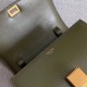 Celine Classic Box Small Bag In Army Green Box Calfskin