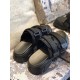 Dior D-Wander Slides In Black Camouflage Technical Fabric