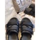 Dior D-Wander Slides In Black Camouflage Technical Fabric