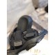 Dior D-Wander Slides In Black Camouflage Technical Fabric