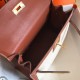 Hermes Kelly 28cm Bag In Canvas With Barenia Leather