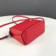 Loewe Puzzle Mini Bag In Red Calfskin