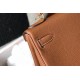 Hermes Kelly 28cm Retourne Bag in Gold Clemence Leather GHW