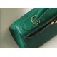 Hermes Kelly 28cm Retourne Bag in Malachite Clemence Leather GHW