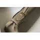 Hermes Kelly 28cm Retourne Bag in Gris Tourterelle Clemence Leather GHW