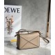 Loewe Puzzle Mini Bag In Sandy Grained Calfskin