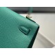 Hermes Kelly 28cm Sellier Bag in Malachite Epsom Calfskin GHW