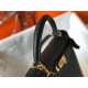 Hermes Kelly 28cm Sellier Bag in Black Epsom Calfskin GHW