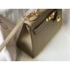 Hermes Kelly 28cm Sellier Bag in Gris Tourterelle Epsom Calfskin GHW