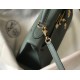 Hermes Kelly 28cm Sellier Bag in Vert Amande Epsom Calfskin GHW