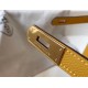 Hermes Kelly 28cm Sellier Bag in Yellow Epsom Calfskin GHW