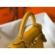 Hermes Kelly 28cm Sellier Bag in Yellow Epsom Calfskin GHW