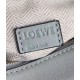 Loewe Puzzle Mini Bag In Grey/Cream/White Calfskin