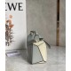 Loewe Puzzle Mini Bag In Grey/Cream/White Calfskin