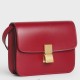 Celine Classic Box Teen Bag In Red Box Calfskin