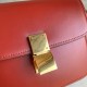 Celine Classic Box Teen Bag In Red Box Calfskin