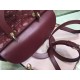 Dior Lady Dior Large Bag In Bordeaux Cannage Lambskin