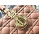 Dior Lady Dior Large Bag In Blush Cannage Lambskin