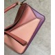 Loewe Puzzle Mini Bag In Purple/Caramel/Blossom Calfskin