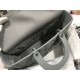 Dior Lady Dior Large Bag In Grey Ultramatte Cannage Calfskin