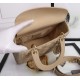 Dior Lady Dior Medium Bag in Beige Lambskin with Enamel Charm