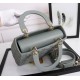 Dior Lady Dior Medium Bag in Grey Lambskin with Enamel Charm