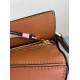 Loewe Puzzle Mini Bag In Brown/Camel/Pink Calfskin