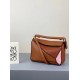 Loewe Puzzle Mini Bag In Brown/Camel/Pink Calfskin