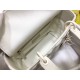 Dior Lady Dior Medium Bag In White Ultramatte Cannage Calfskin