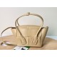 Bottega Veneta Arco Mini Bag In Beige Intrecciato Calfskin