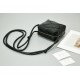 Bottega Veneta Mini Cassette Camera Bag In Black Lambskin