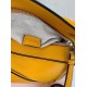 Loewe Puzzle Mini Bag In Yellow Calfskin