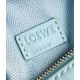 Loewe Puzzle Mini Bag In Aquamarine Satin Calfskin