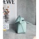 Loewe Puzzle Mini Bag In Aquamarine Satin Calfskin