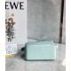 Loewe Puzzle Mini Bag In Aquamarine Satin Calfskin