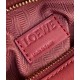 Loewe Puzzle Mini Bag In Plumrose Satin Calfskin