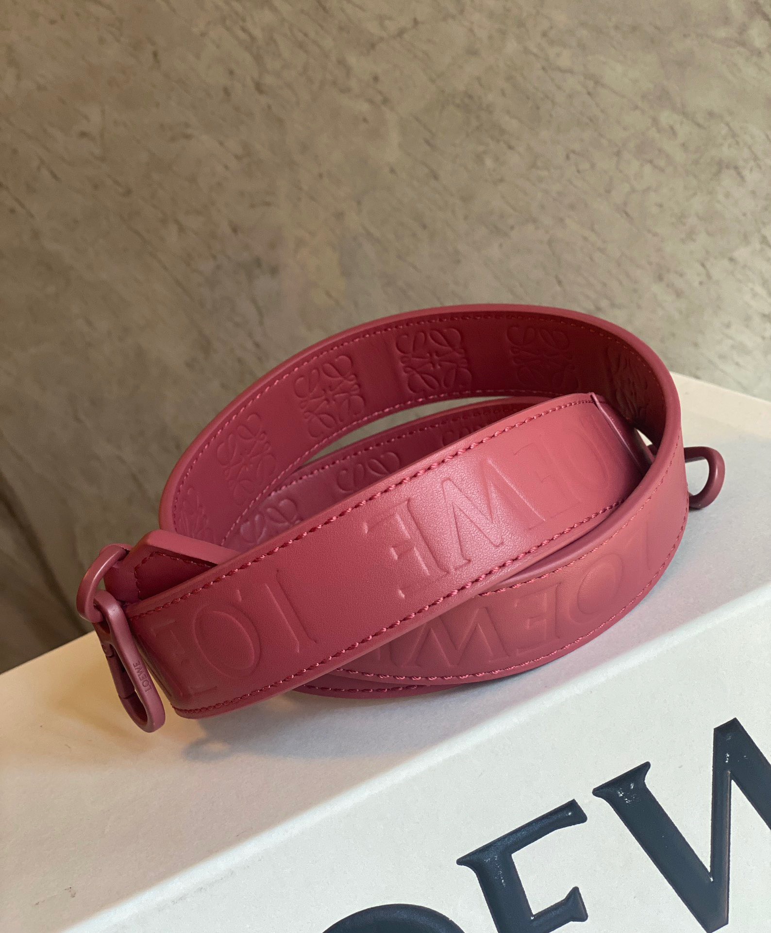 Loewe Puzzle Mini Bag In Plumrose Satin Calfskin